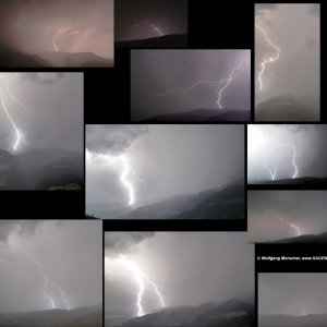 Gewitter Vinschgau / Ultental, Südtirol