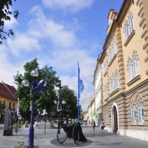 Hauptplatz von Slovenj Gradec (Slowenien)