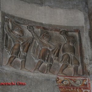 Relief des Martyriums des Santo Stefano