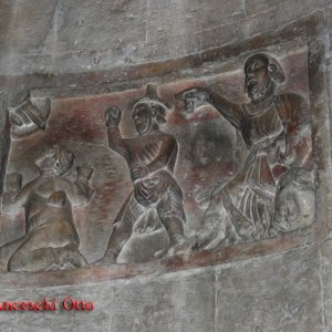 Relief des Martyriums des Santo Stefano