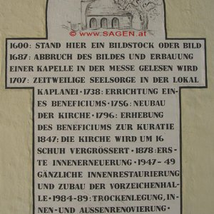 Baulegende der Kuratienkirche in Marul