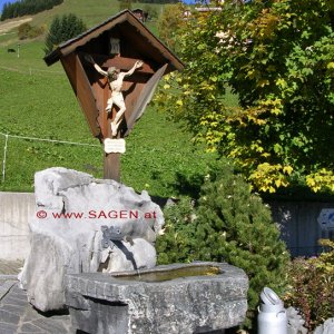 Wegkreuz in Fontanella, Grosswalsertal