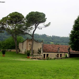 Gartenareal der Villa La Rotonda