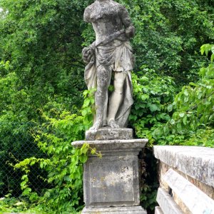 Skulptur im Garten der Villa La Rotonda