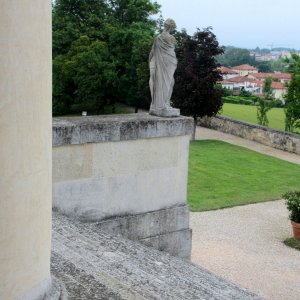 Villa La Rotonda-Blick in den Garten