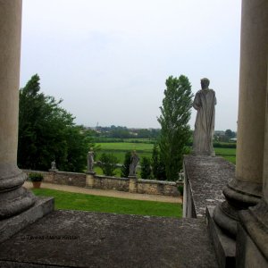 Villa La Rotonda-Blick in den Garten