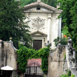 Villa La Rotonda- Blick zum Einfahrtsweg