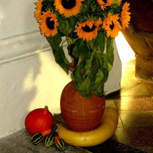 Herbstlicher Schmuck- Wallfahrtskirche Maria Raisenmarkt