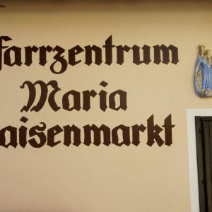 Außenfassade Pfarrhof Wallfahrtskirche Maria Raisenmarkt