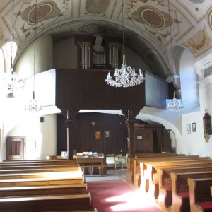 Kircheninnenraum Wallfahrtskirche Maria Raisenmarkt