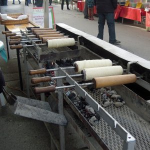 Ursulamarkt in Klagenfurt - Siebenbürger Baumkuchen