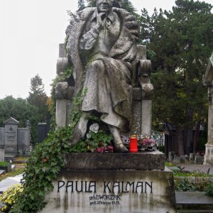 Grinzinger Friedhof - Grab Paula Kalmàn