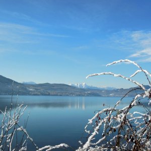 Wörthersee bei -6 Grad Celsius