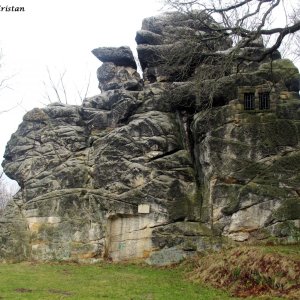 Der Klusfelsen bei Goslar