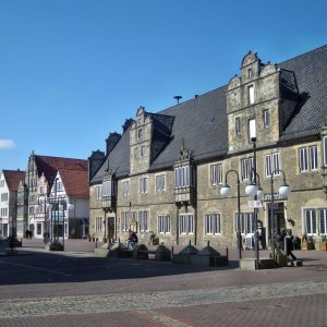 Nordseite Marktplatz Stadthagen