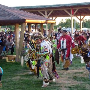 Powwow der Sagkeeng First Nation, Manitoba, Kanada