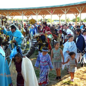 Powwow der Sagkeeng First Nation, Manitoba, Kanada