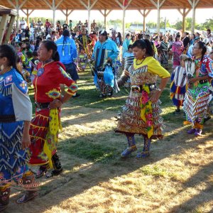 Powwow der Sagkeeng First Nation, Manitoba, Kanada