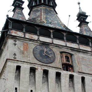 Detail Stundturm Sighisoara / Schäßburg