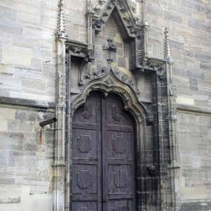 Seitenportal Klausenburger Michaelskirche/ Cluj-Napoca