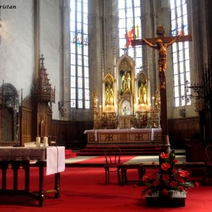 Innenraum, Hochaltar, Klausenburger Michaelskirche/Cluj-Napoca