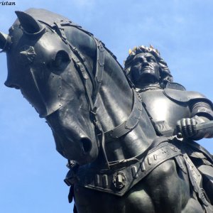 Detail Matthias Corvinus Denkmal, Klausenburg /Cluj-Napoca