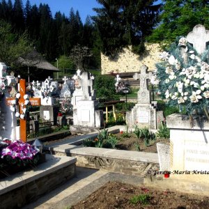 Friedhof beim Moldaukloster Voronet