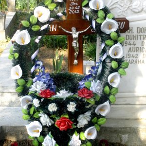 Friedhof beim Moldaukloster Voronet