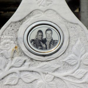 Detail Grabstein, Friedhof beim Moldaukloster Voronet