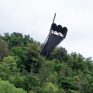 Aussichtsplattform über dem Botanischen Garten