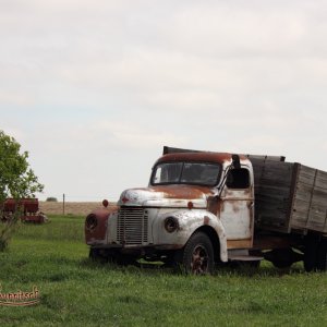 Alter Grain Truck in Saskatchewan, Kanada