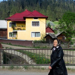 Auf dem Weg zum Moldaukloster Voronet