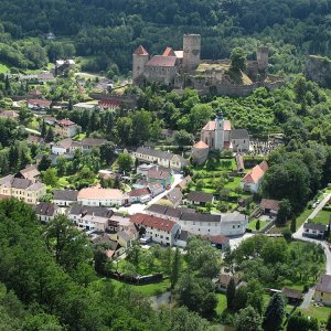 Blick auf Hardegg