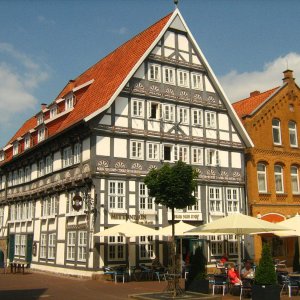 Gasthaus "Zum Wolf" am Markt in Stadthagen