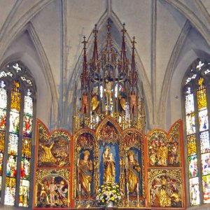 Nonnberg in Salzburg - Flügelaltar