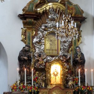 Seitenaltar Loreto-Kirche Salzburg-Segen v.Loreto-Kindl abholen