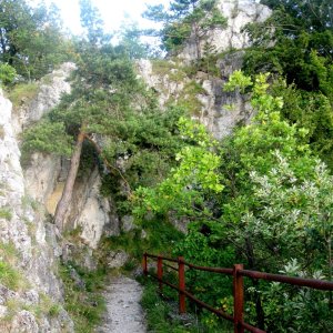 Auf dem Weg zum Jungfernsprung, Burgruine Gösting, Graz