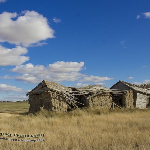 Holzstadel in Saskatchewan