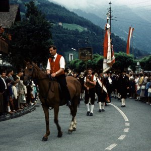 Umzug in Schruns 1957