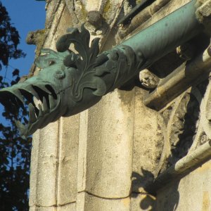 Zentralfriedhof Graz, Detail, Neogotische Grabkapelle