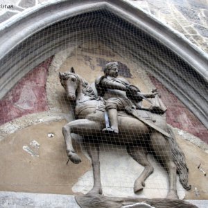 Detail Fassade, Martinikirche Halberstadt