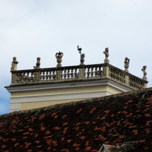 Detail Dach, Stift Heiligenkreuz