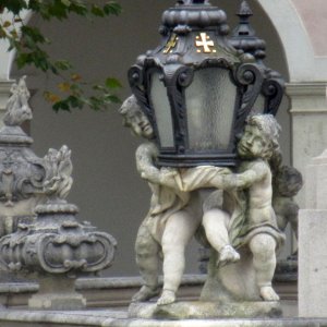 Detail Dreifaltigkeitssäule, Stift Heiligenkreuz