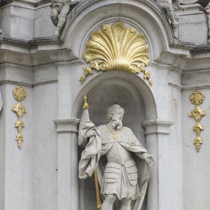 Stift Heiligenkreuz,Detail Fassade Innenhof