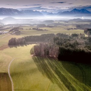 Blick von Eugendorf zum Salzburger Becken - 2