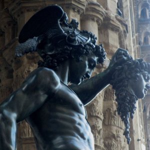 Perseus von Benvenuto Cellini bei der Loggia dei Lanzi