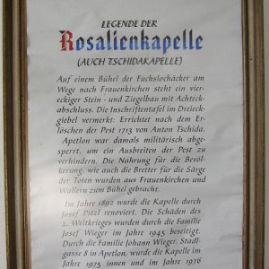 Legende der Rosalienkapelle (1)