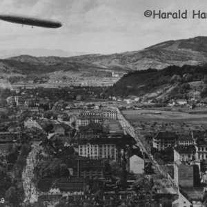 Luftschiff Graf Zeppelin über Graz