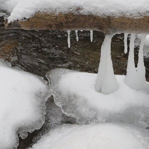 Holz, Eis und Wasser