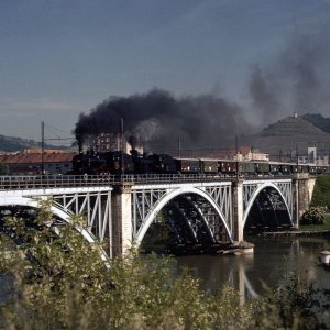 Dampflokomotiven bei Maribor